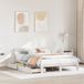 Maison Exclusive - Cadre de lit sans matelas blanc 150x200 cm bois de pin massif