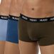 HUGO 3P Triplet Trunk Blau/Grün Baumwolle Large Herren