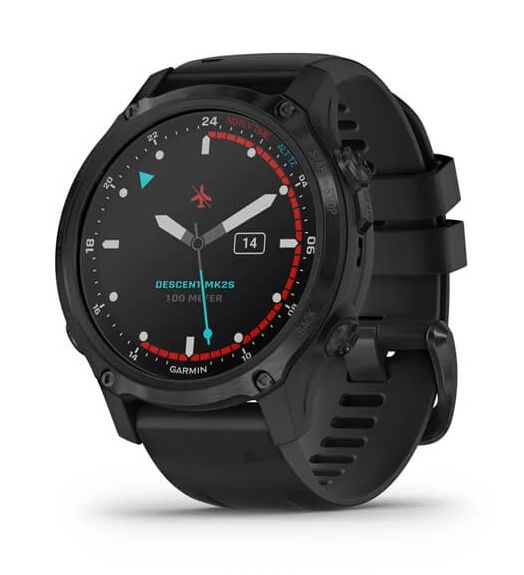 Garmin Descent Mk2S Smartwatch - 43mm - Black/Grey