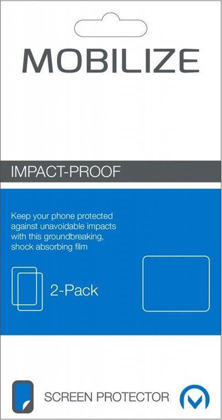 Mobilize Impact-Proof 2-Pack Screen Protector BlackBerry DTEK60