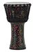 GEWA Liberty Djembé Rope Tuned - Diameter: 8" (20,3 cm) - Hoogte: 16,5" (41,2 cm) - Aantal Rope Runners: 20 - Patroon: Crazy Neon