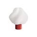 CRÈME ATELIER - Lampe sans fil rechargeable en rotin - Rouge - PLA recyclé - Designer Crème Atelier