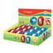 Keyroad Ergonomische puntenslijper per / 12 stuks/van kunststof/messen van staal/potloden en kleurpotloden/gemengde kleuren/voor kleuterschool kleuterschool en school