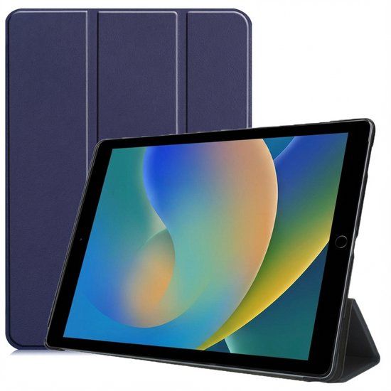 imoshion Tablet Hoes - Geschikt voor Apple iPad Pro 12.9 (2017) - Trifold Bookcase - Donkerblauw