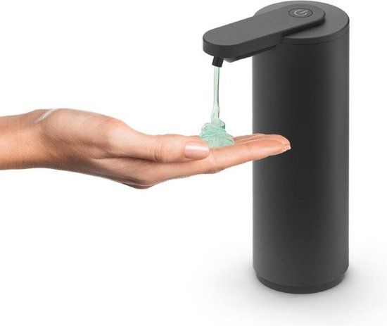 Zack Tervo Lotiondispenser - Zwart - RVS - Met Sensor - 200 ml