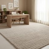 TapisTrend Harig tapijt Beige 80x150 cm