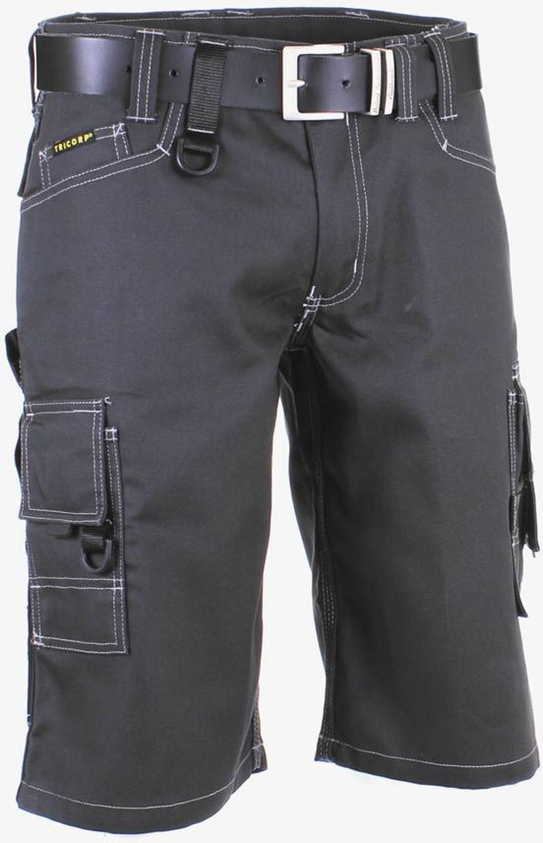 Tricorp Worker Canvas kort model - Workwear - 502006 - donkergrijs - Maat 44