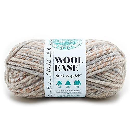 Lion Brand Yarns Wool-Ease Thick & Quick acrylgaren - Groenkool