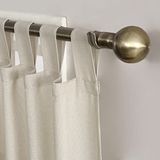 No. 918 Trevor 2-pack semi-pure tab top gordijnpaneel paar, 40 \"x 95\", Ecru