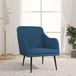Maison Exclusive - Fauteuil, bleu, 63x76x80 cm, rembourré