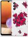 Samsung Galaxy A32 4G | A32 5G Enterprise Editie | Coque TPU souple | Rouge Blossom