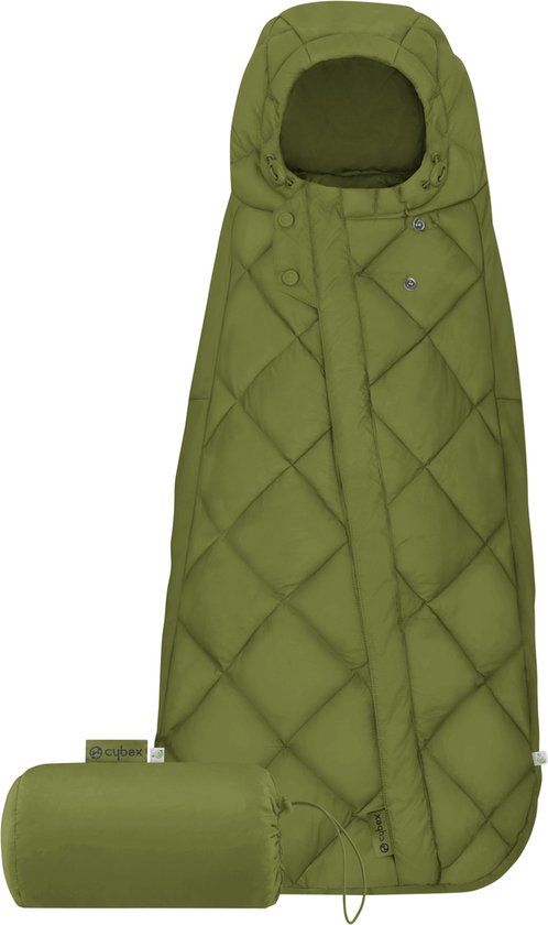 Cybex Gold Snøgga Mini 2 voetenzak, voor babyhoesjes, vanaf de geboorte tot ca. 24 maanden, TOG 4, Nature Green (groen)