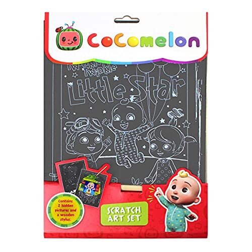 Alligator Producten Cocomelon Scratch Art Set