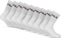 FILA Tennis- & Sportsokken - Maat 39/42 - 9 Pack - Wit