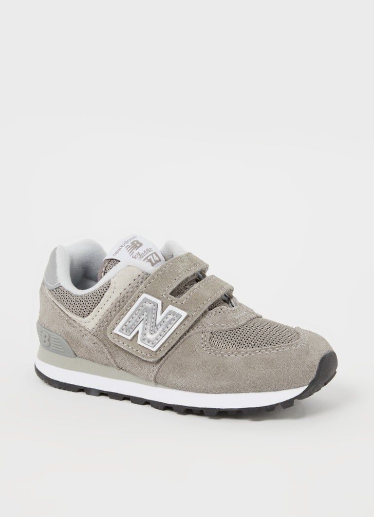 New Balance 574 sneaker met suède en mesh details