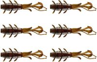 Berkley PowerBait Sick Bug - Coppermelon - 10cm - 6 Stuks - Oranje