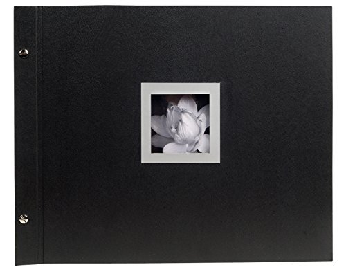 Exacompta 16944E Fotoalbum Ceremony (40 pagina's, 37 x 29 cm, ideaal voor belangrijke gelegenheden, pergamijn beschermbladen) zwart
