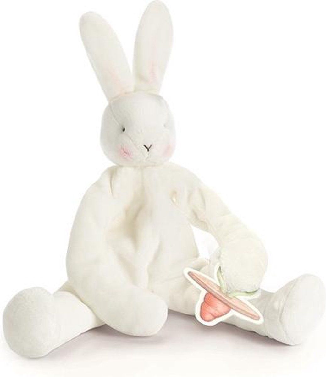 Bunnies By The Bay Speenknuffel Konijn Wit 25 cm - Unisex