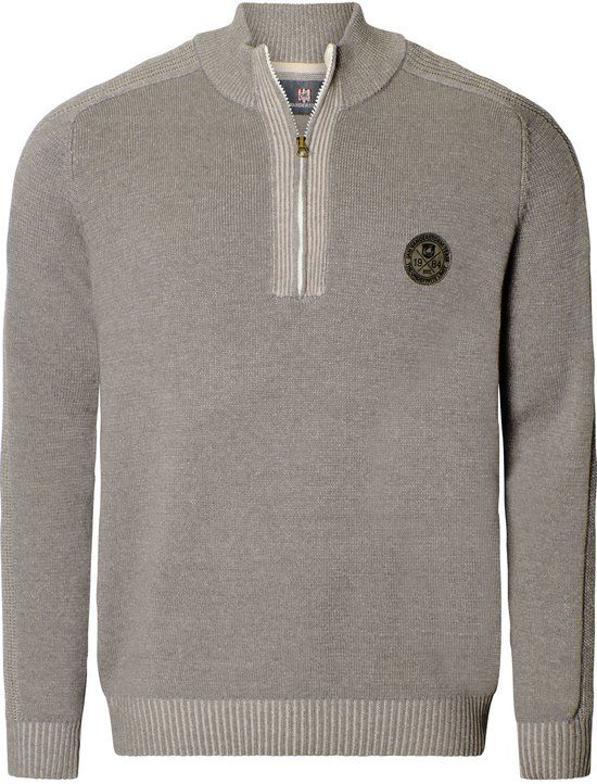 Jan Vanderstorm Heren Trui - 68/70 - Grijs - Plus Size