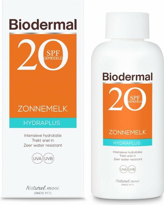 Biodermal Zonnemelk Hydraplus SPF20