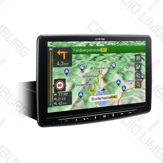Alpine INE-F904D - 9 inch Auto Navigatie met Apple CarPlay & Android Auto