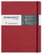 Clairefontaine 794432C Nomaddict (ex Age Bag) Genaaid Notitieboek Elastiek My.Essential Rood - B5 19x25 cm - 192 Pagina's Genummerd STIPPEN - Ivoorkleurig Papier 90 g - Omslag Glanskarton Lederkorrel