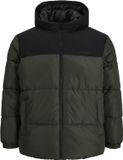 JACK & JONES PLUS JJRAZE PUFFER HOOD PLS Heren Jas