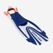 Zinger Palmes de snorkeling courtes à talons ouverts réglables - Zinger 2.0 bleu