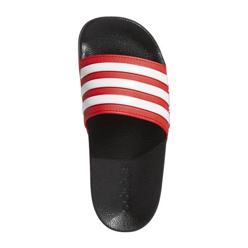 adidas Performance Adilette Shower badslippers zwart/wit/rood