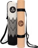Secoroco tapis de yoga en liège - 5 mm d'épaisseur - sac de yoga inclus