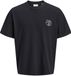 JACK & JONES Shirt zwart / wit