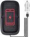 Azomor® Chargeur de voiture sans fil universel et support de téléphone avec coussinet en silicone antidérapant - Noir