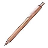 Pentel EnerGel retráctil Bolígrafo con bola punta en cuerpo metálico oro viejo