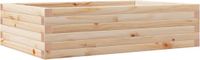 vidaXL Plantenbak 90x60x23 cm massief grenenhout