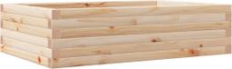vidaXL Plantenbak 90x60x23 cm massief grenenhout