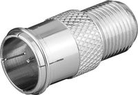 Goobay F-quick (m) - F (v) adapter