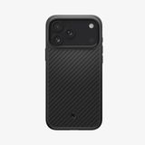 Spigen Enzo Aramid T MagSafe Hoesje voor iPhone 17 Pro - Zwart