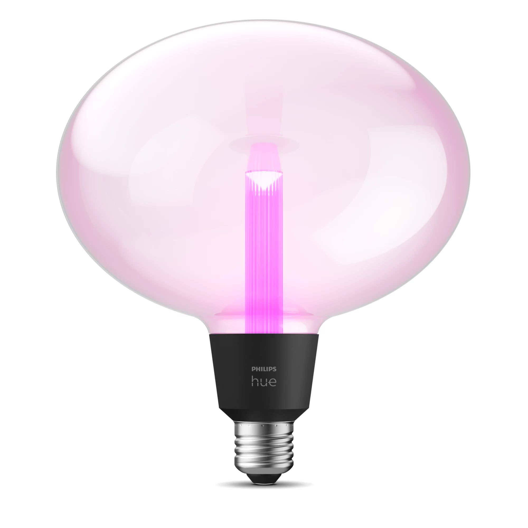 Philips Hue Lightguide Ellipse E27 Smart LED Lamp - Bluetooth/Zigbee - Zwart/Transparant