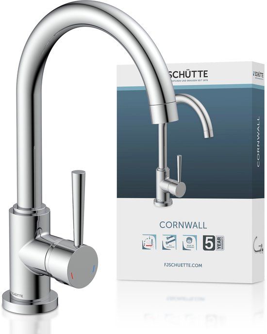 SCHÜTTE Cornwall Design Keukenkraan - Mengkraan - Chroom