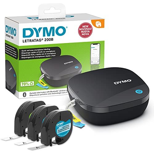 DYMO LetraTag 200B - Labelmaker met Bluetooth - Inclusief 3 soorten labeltape