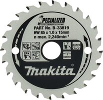 Makita B-33819 Cirkelzaagblad 85 x 15 x 24T - 1 stuk