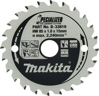 Makita B-33819 Cirkelzaagblad 85 x 15 x 24T - 1 stuk