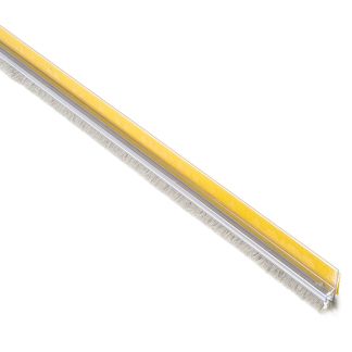 Dorpelstrip | Ellen | 1 meter | Veloursborstel | Zelfklevend | Transparant