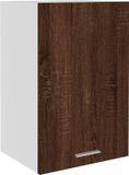 vidaXL Bovenkast Lyon 39,5x31x60 cm bewerkt hout bruin eikenkleur