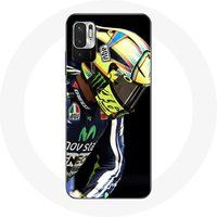 Maniacase Etui voor Xiaomi Redmi Note 10T 5G Valentino Rossi Nummer 46 Motorfiets Racing