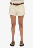 Superdry Mid Rise Denim Hotpants Dames Jeans Shorts 32