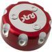 STR8 Bouchon de réservoir d'essence alu Derbi Senda rouge
