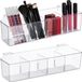 Merkloos Relaxdays Kastdeur Organizer - Set van 2 - Transparant Kunststof