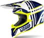 Airoh Wraap Broken Blauw Glans L