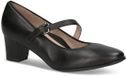 Caprice Dames Pumps 9-22310-44 Zwart Leer Blokhak 5-7 cm Maat 40.5 EU